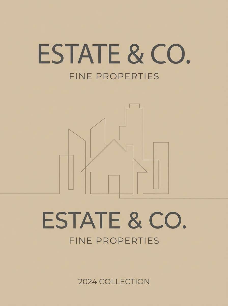 real estate brochure brochure cover