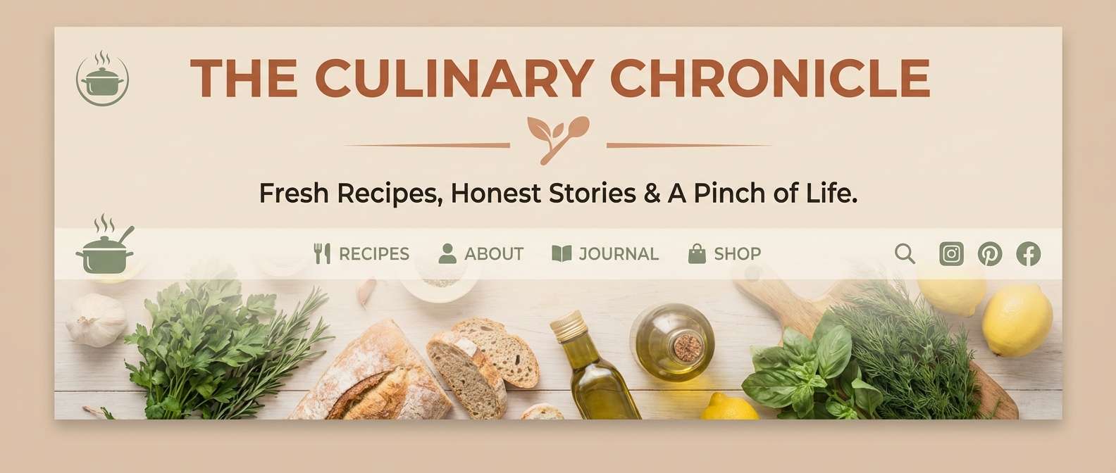 recipe blog header