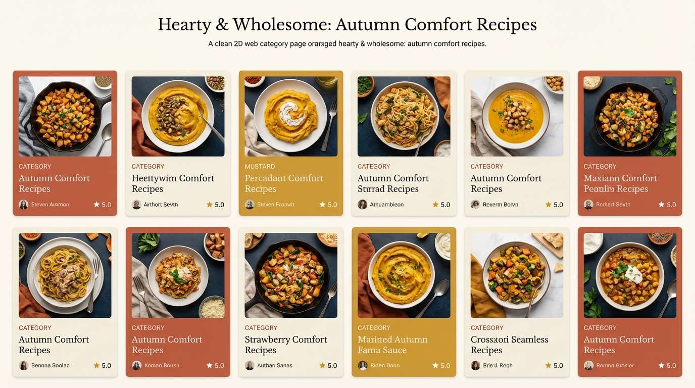 recipe category page