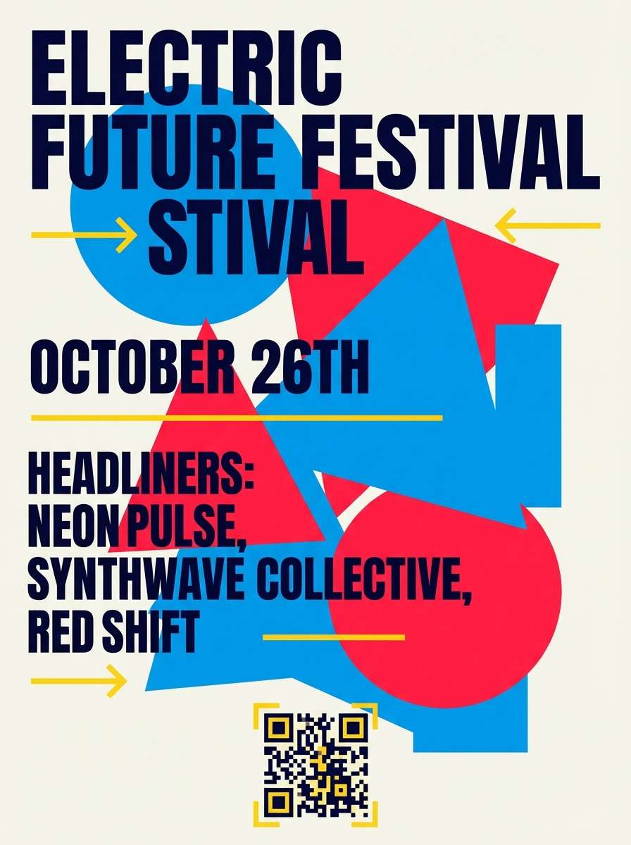 music event flyer poster