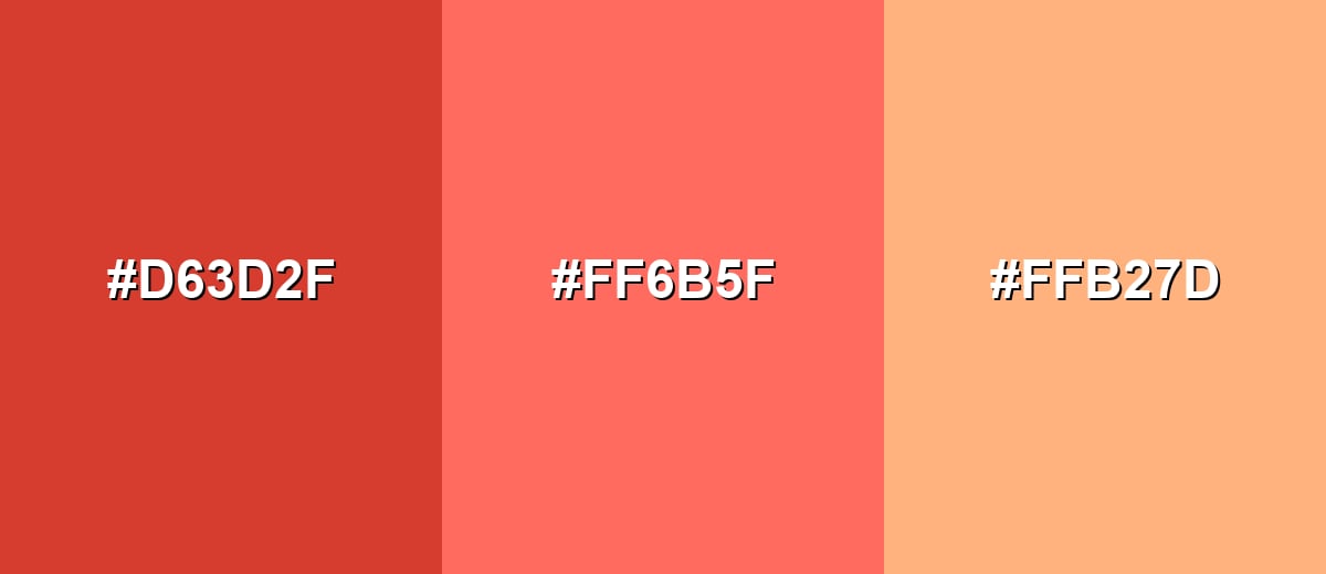 analogous color for red-orange-color