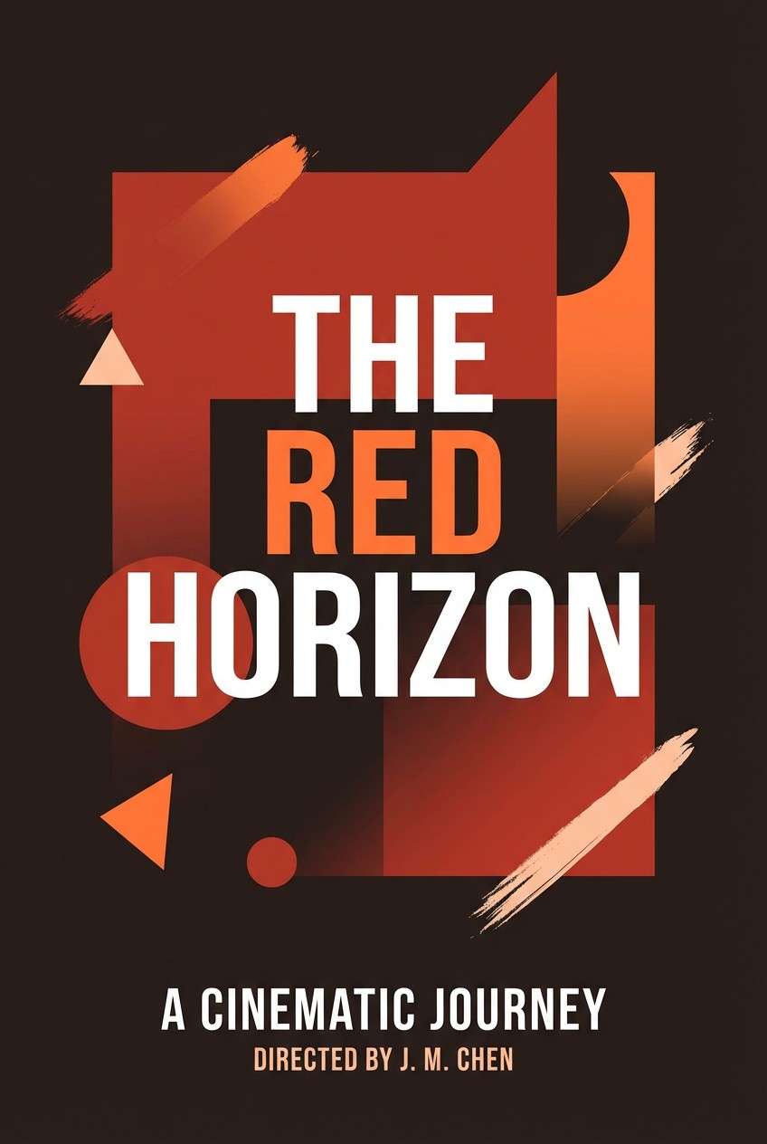 cinematic poster typography layout