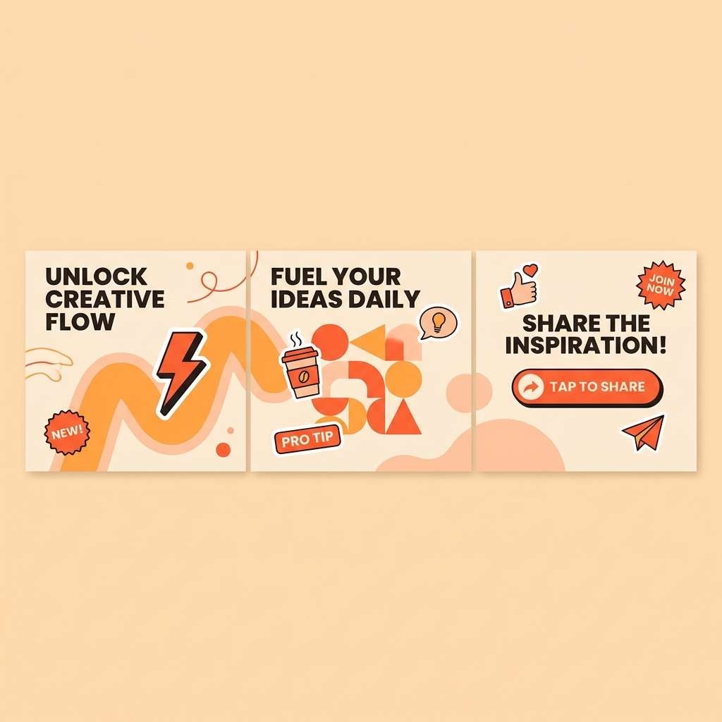 social media carousel graphics