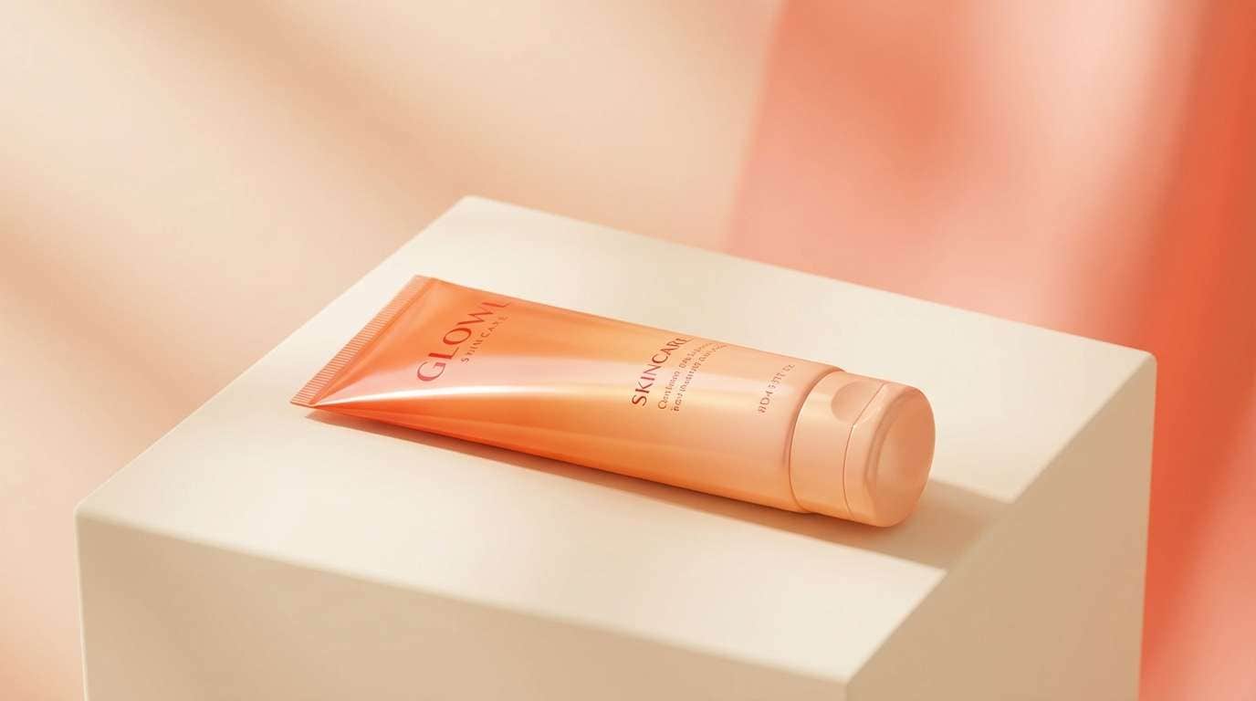 skincare product studio ad