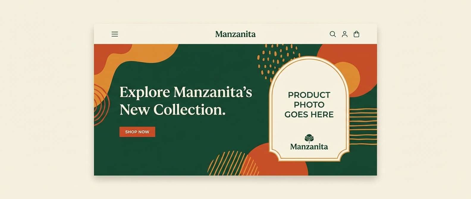 ecommerce homepage banner