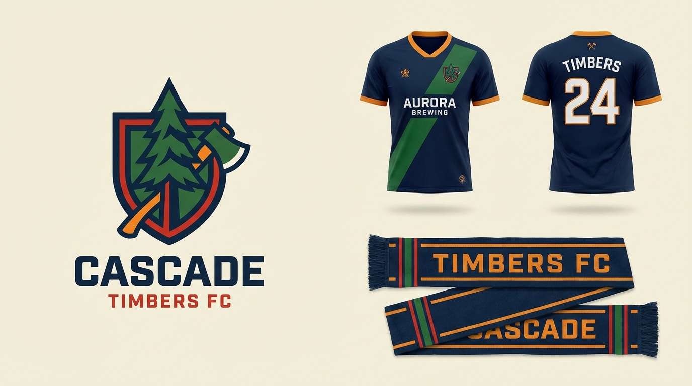 sports identity mockup