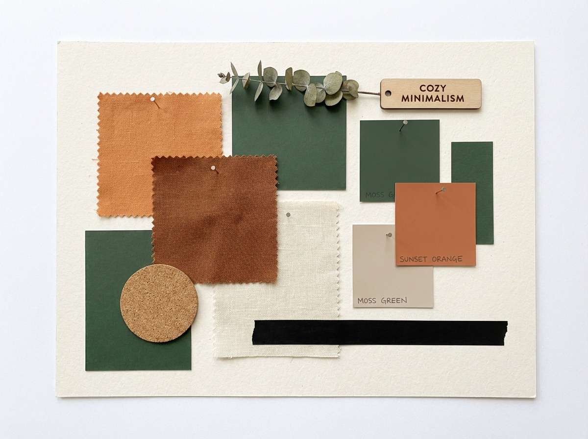 interior moodboard collage