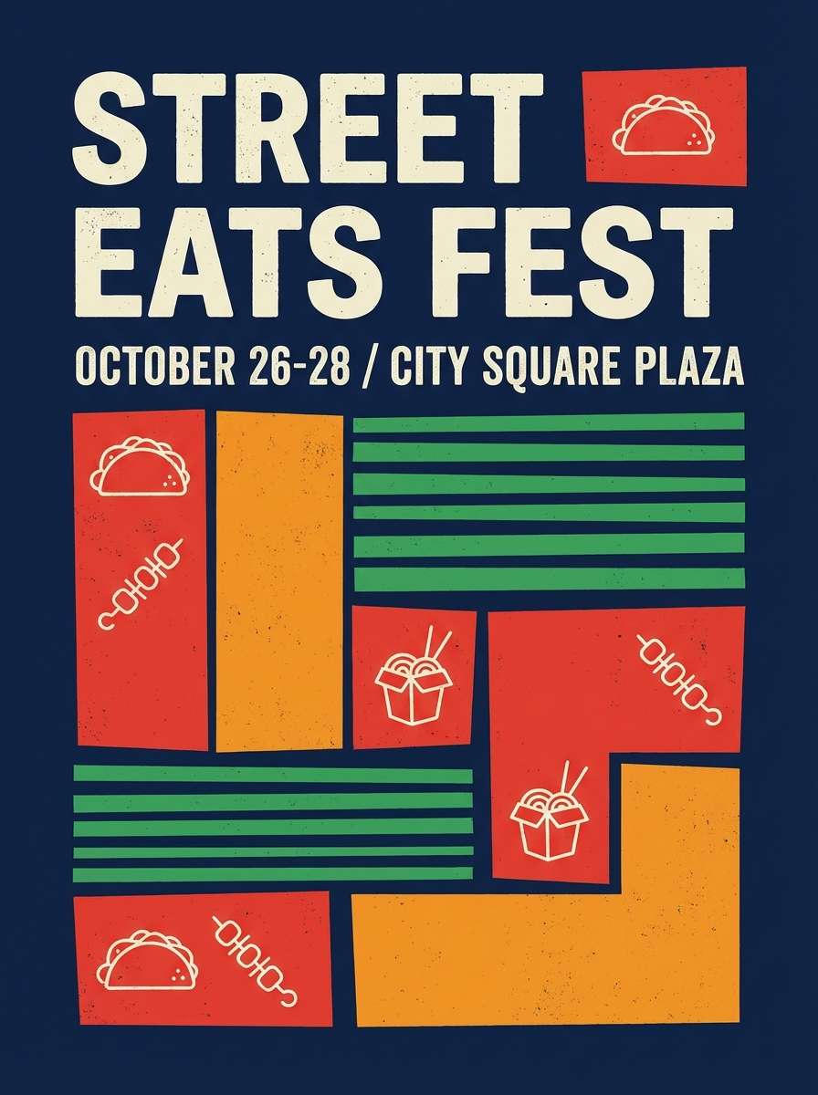 street food flyer