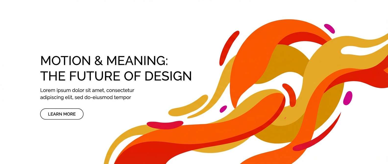 creative studio website hero