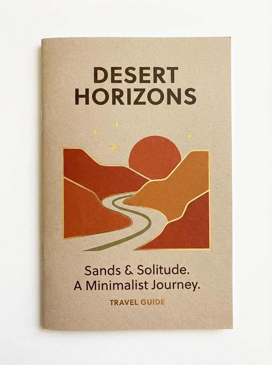 travel brochure cover design