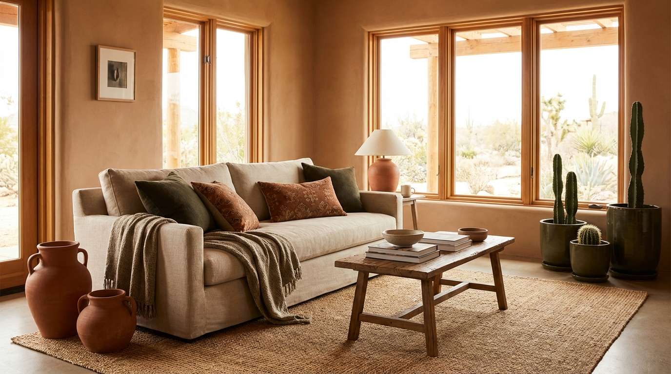 southwest living room palette