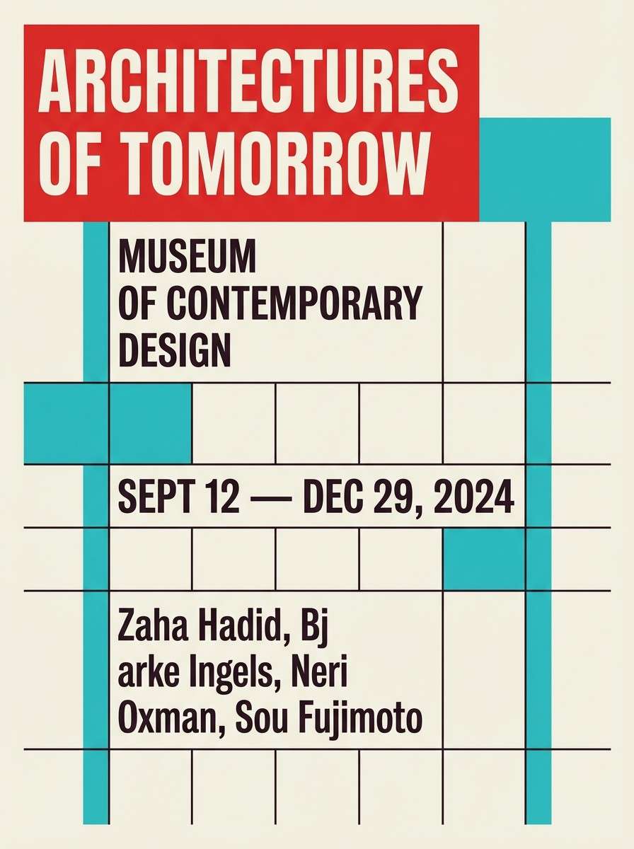 museum exhibition poster layout