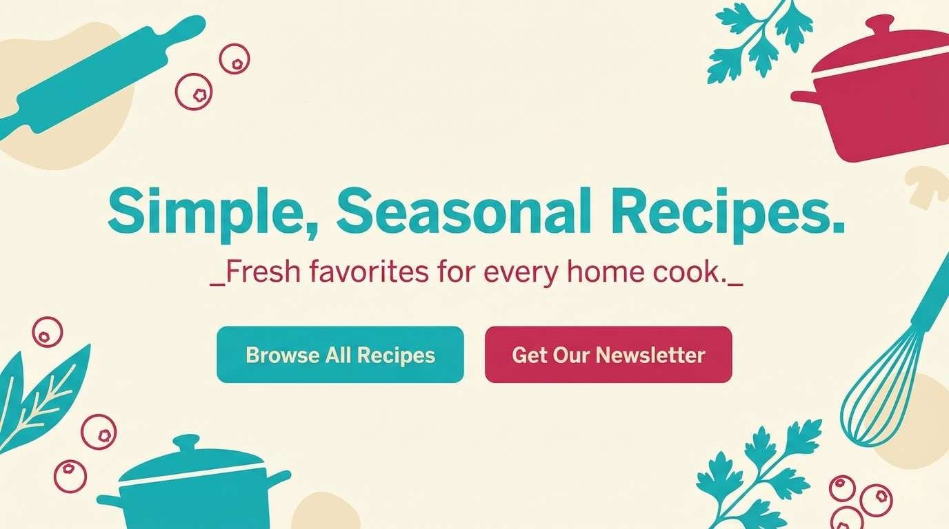 recipe blog hero banner