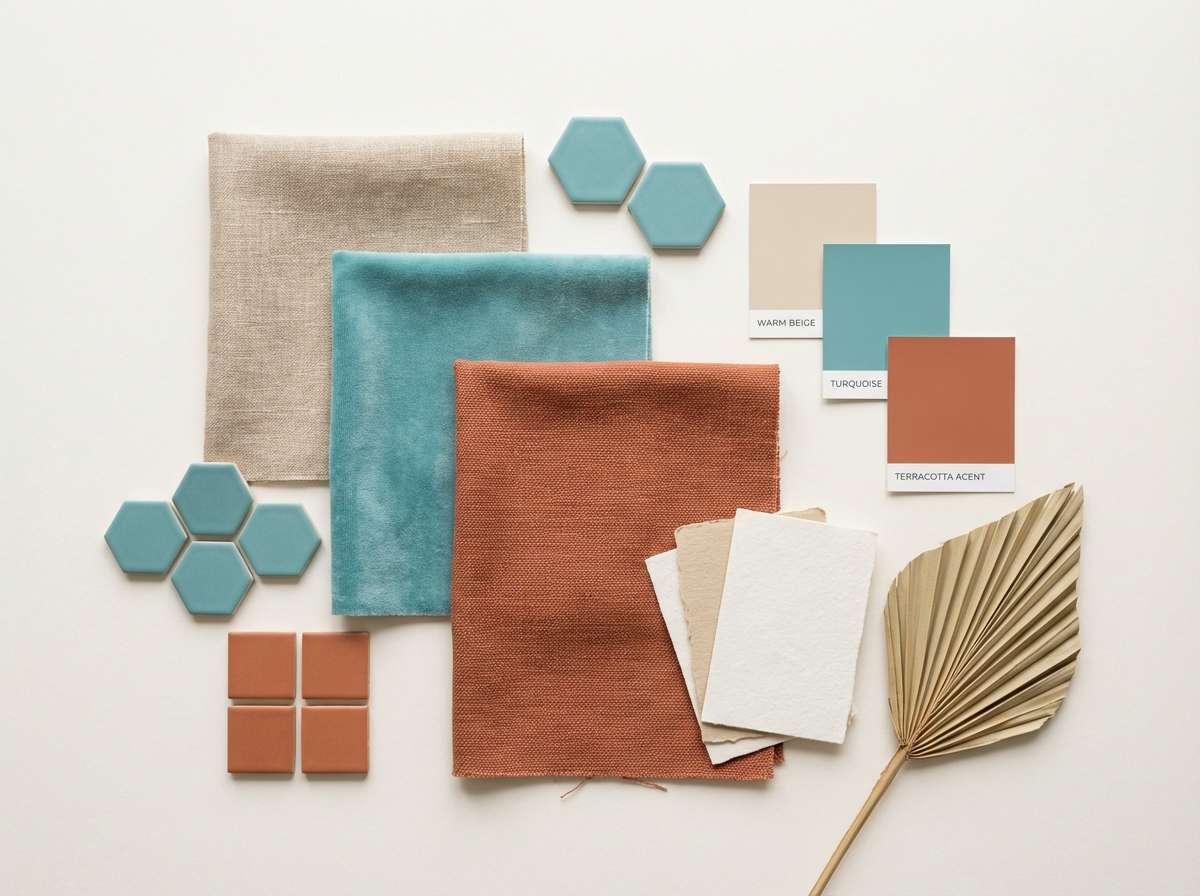 interior mood board collage