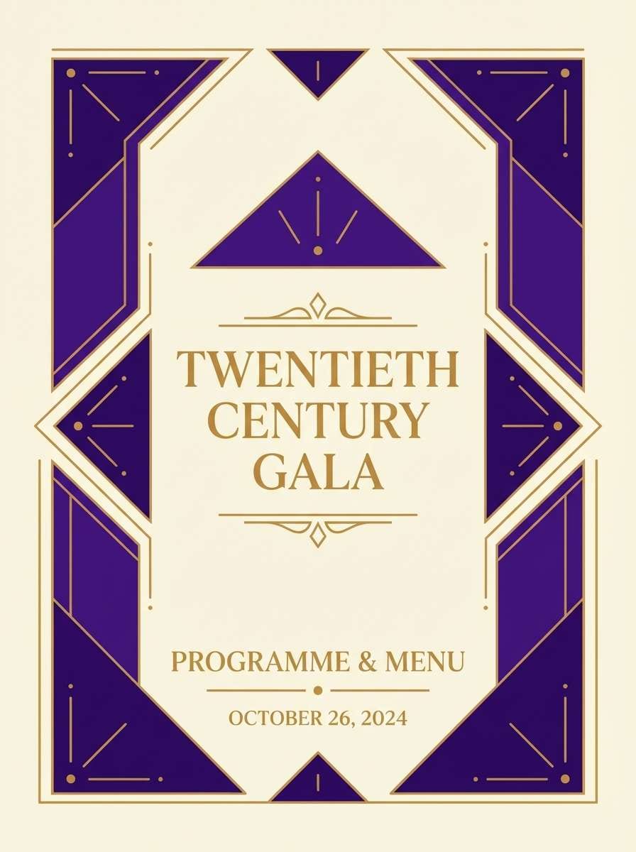 regal violet event program