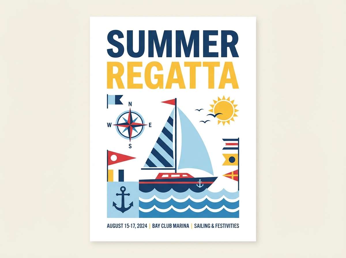 regatta poster design
