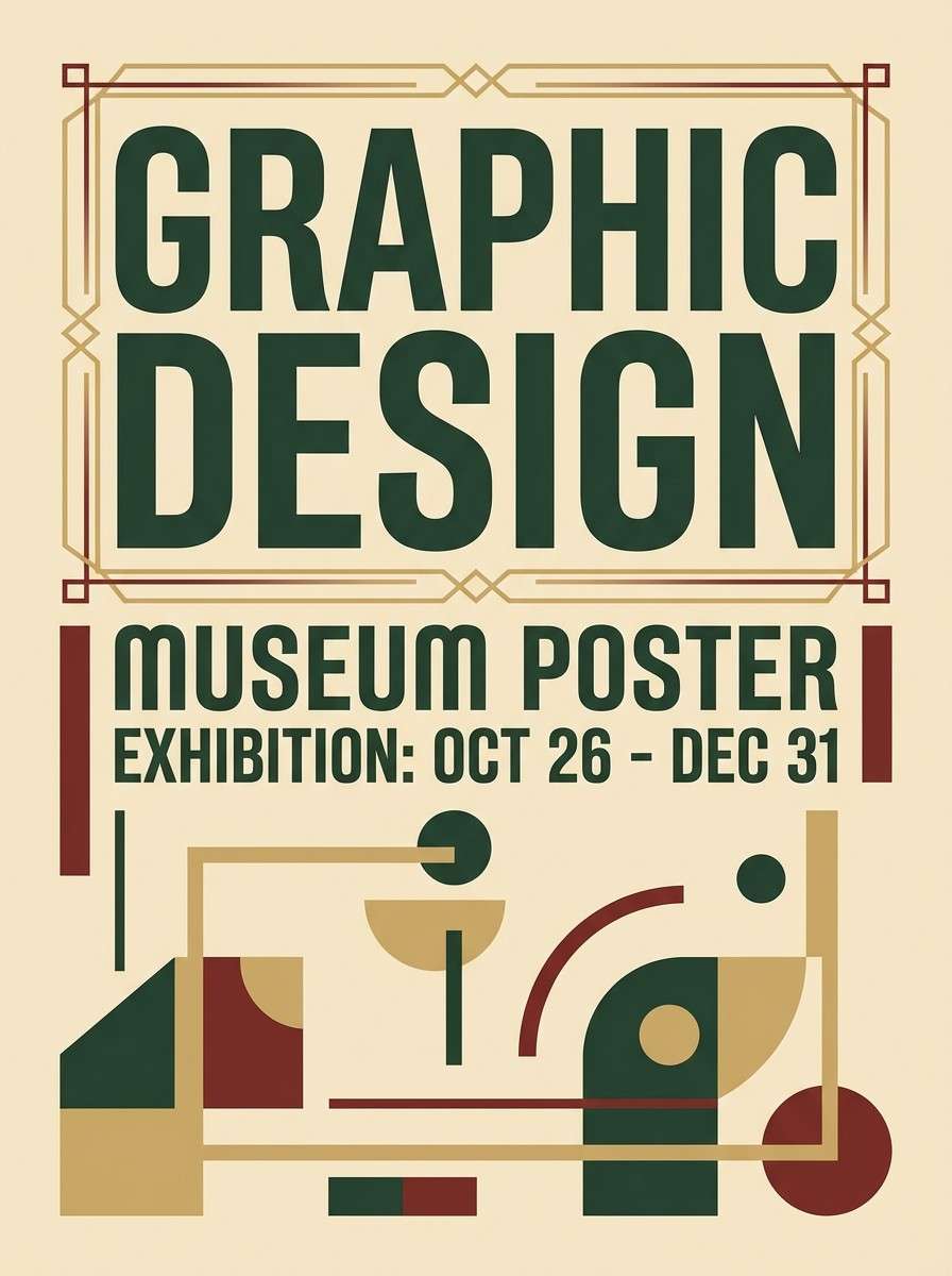 museum poster design