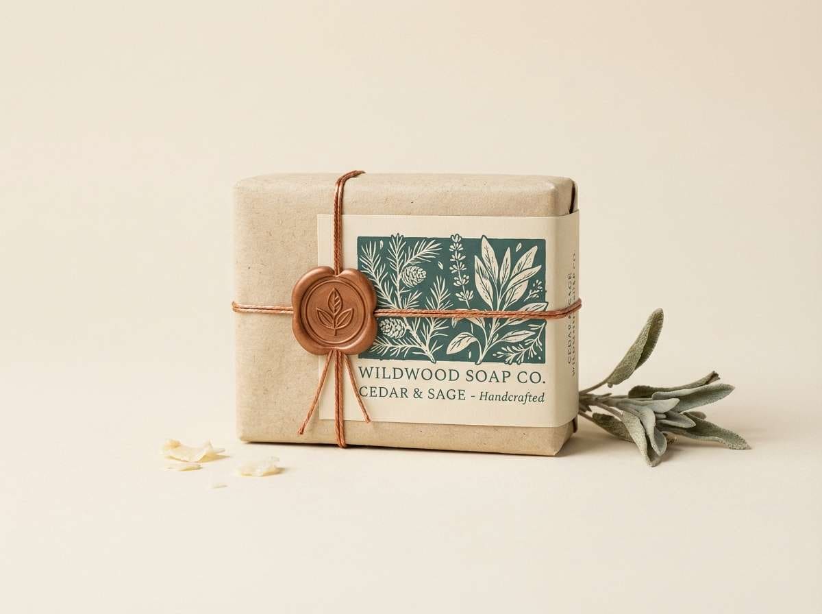handmade soap packaging