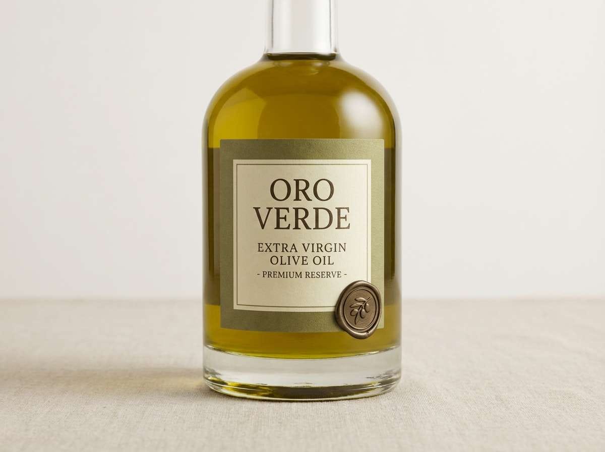 olive oil label studio