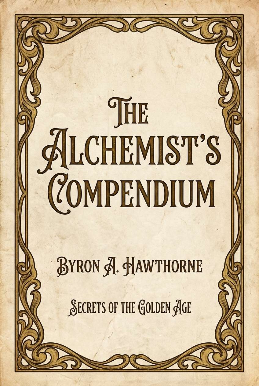 ornate book cover mockup