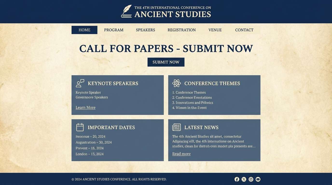 academic ui parchment navy