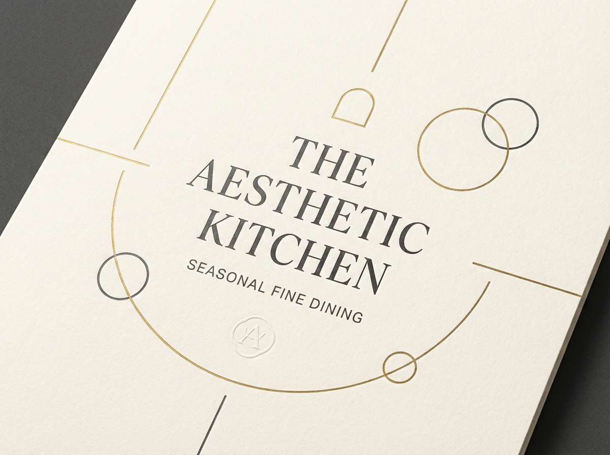 restaurant menu cover