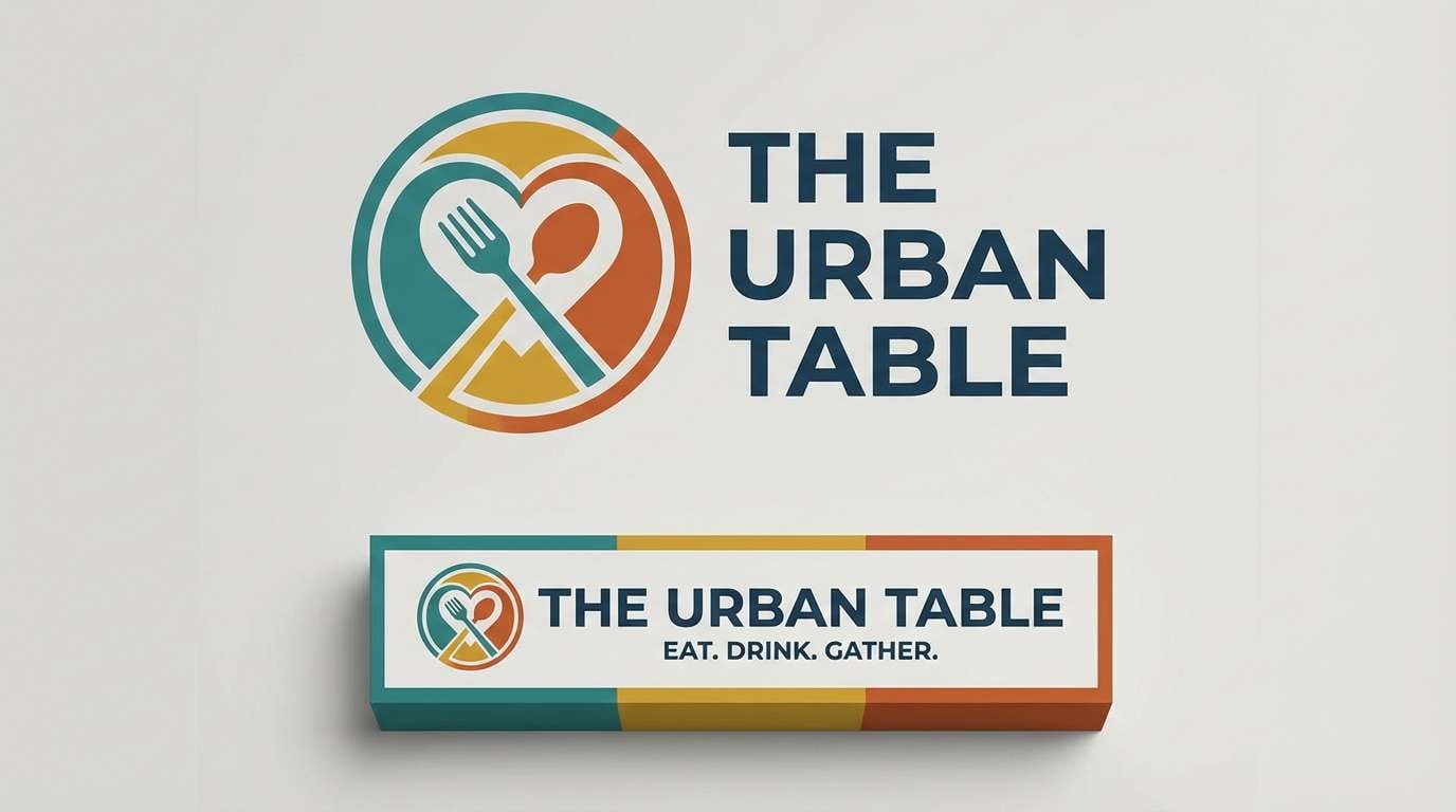 restaurant signage brand mockup