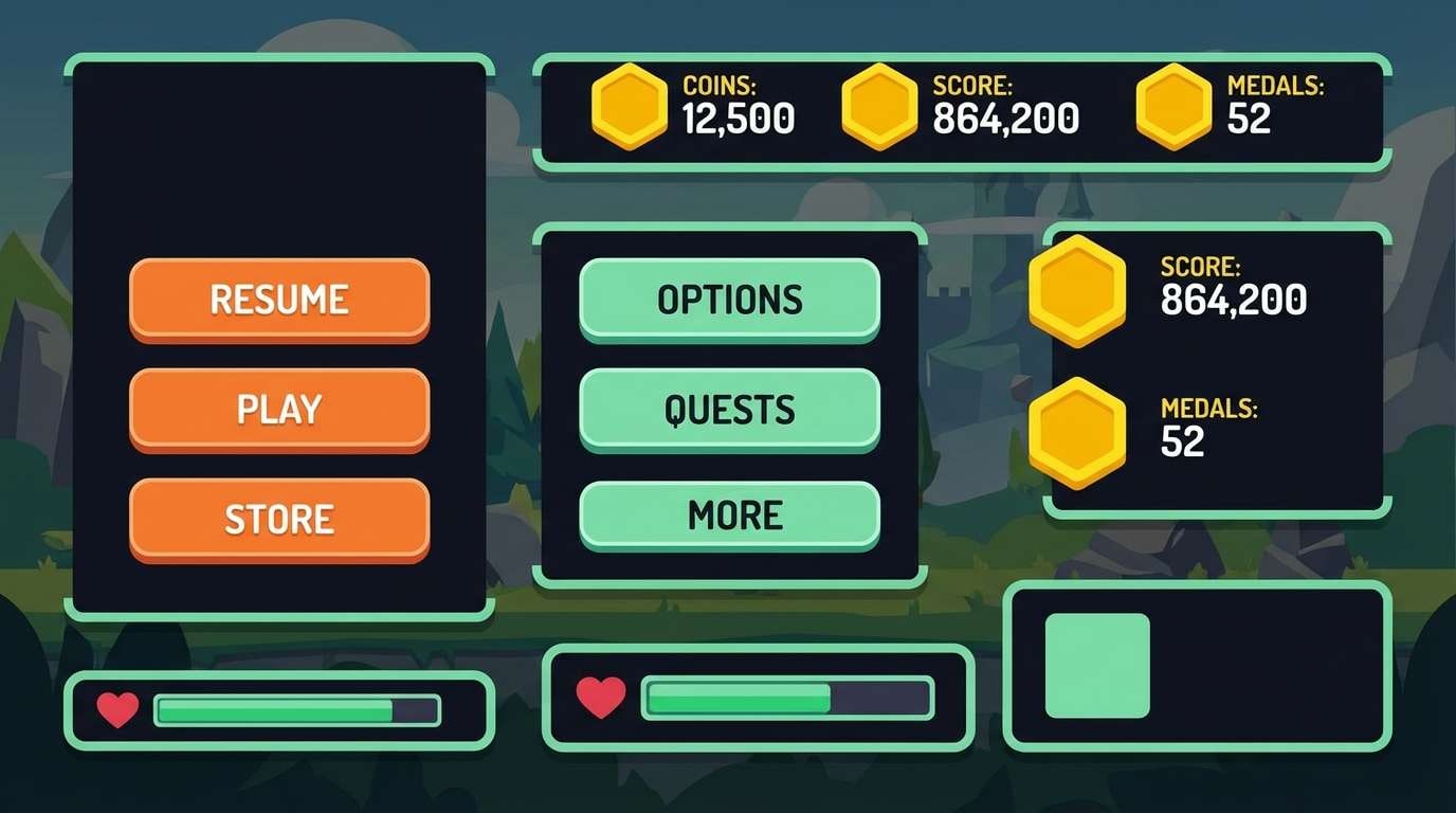 neon stream overlay layout