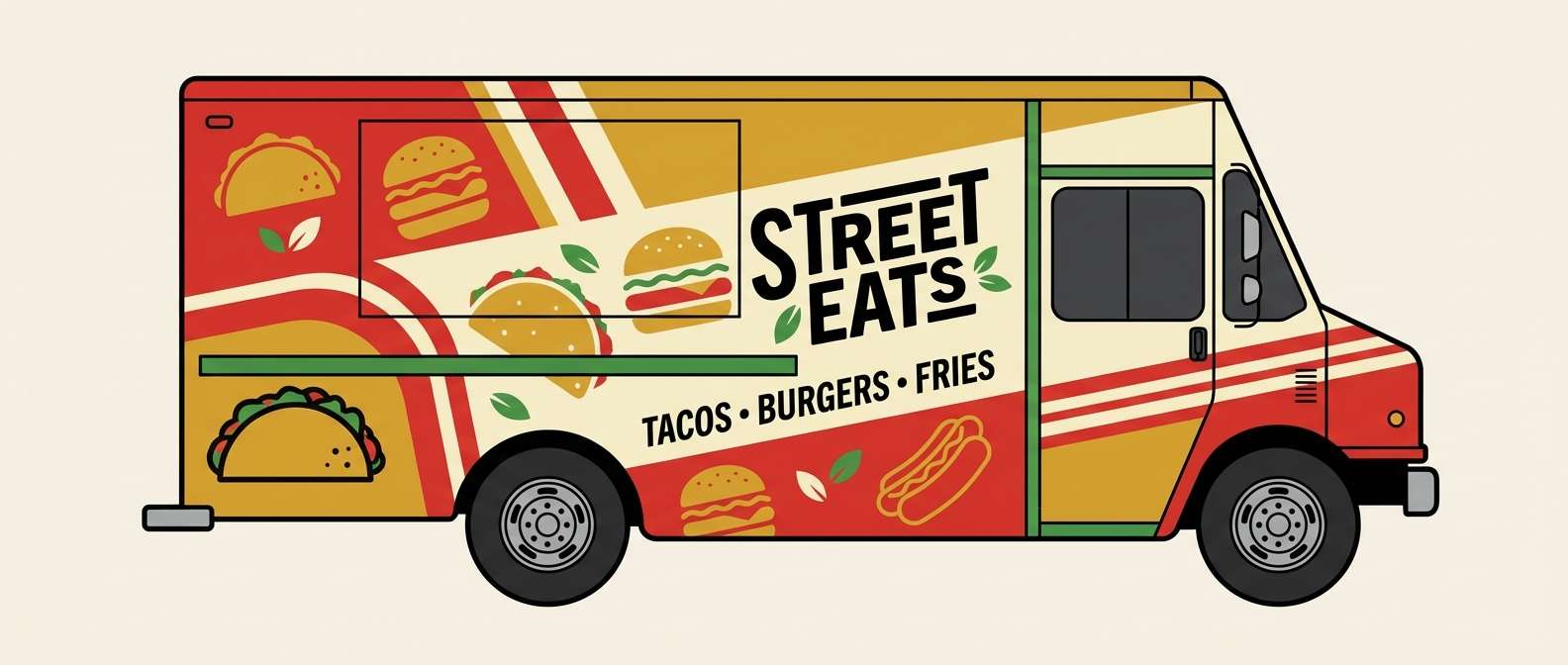 food truck wrap concept