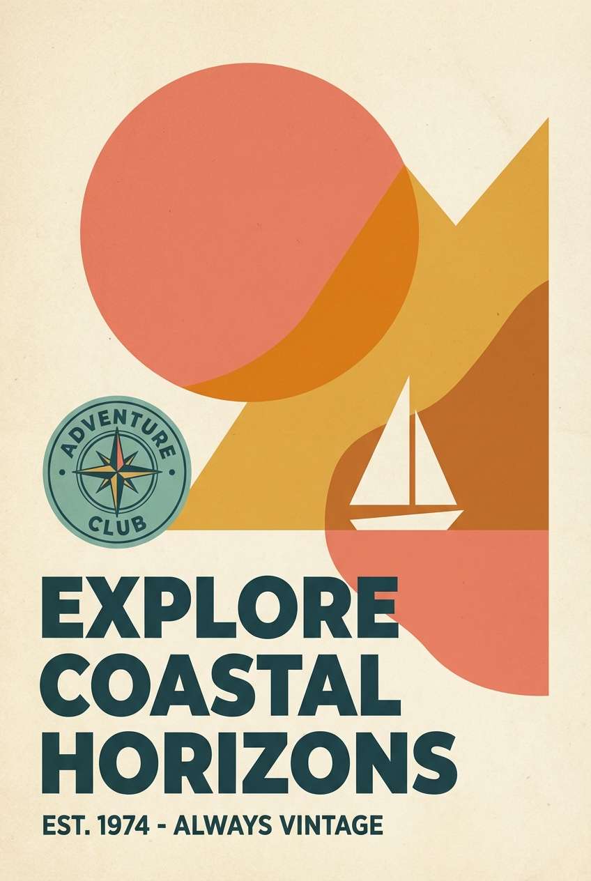 roadside travel poster