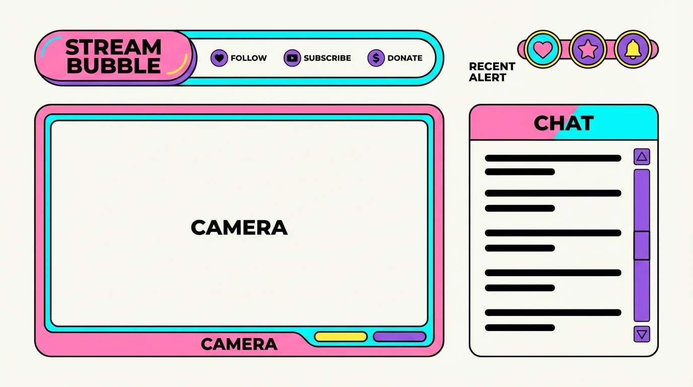 bubblegum stream overlay