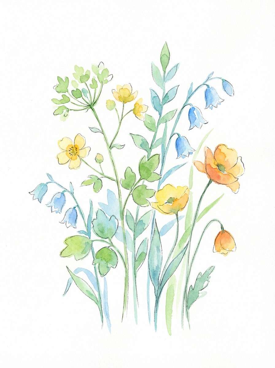 watercolor botanical art