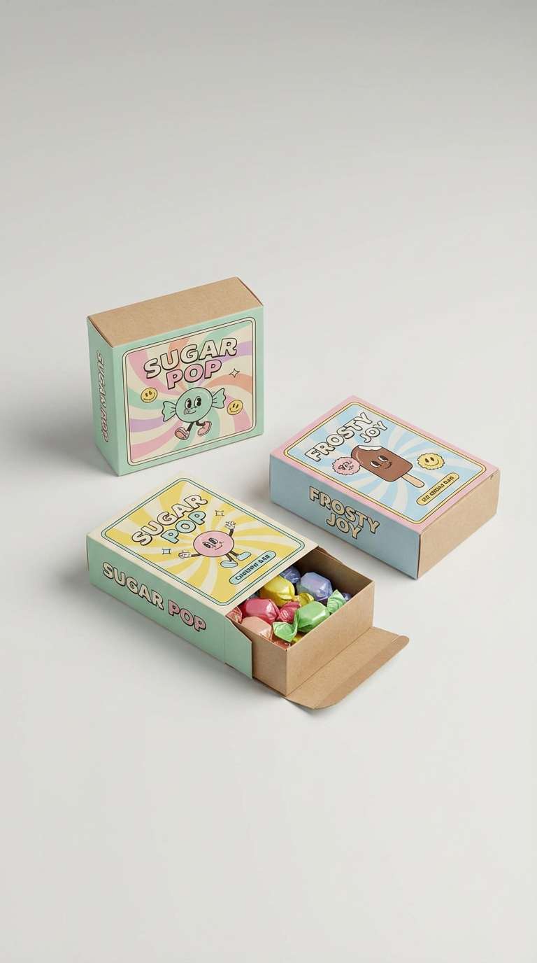retro packaging studio shot