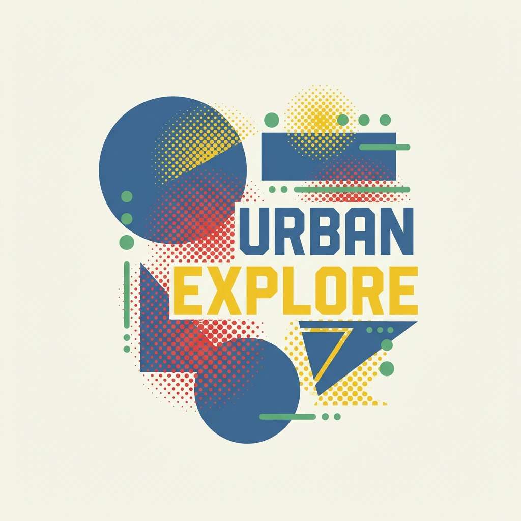 retro tee graphic with halftone