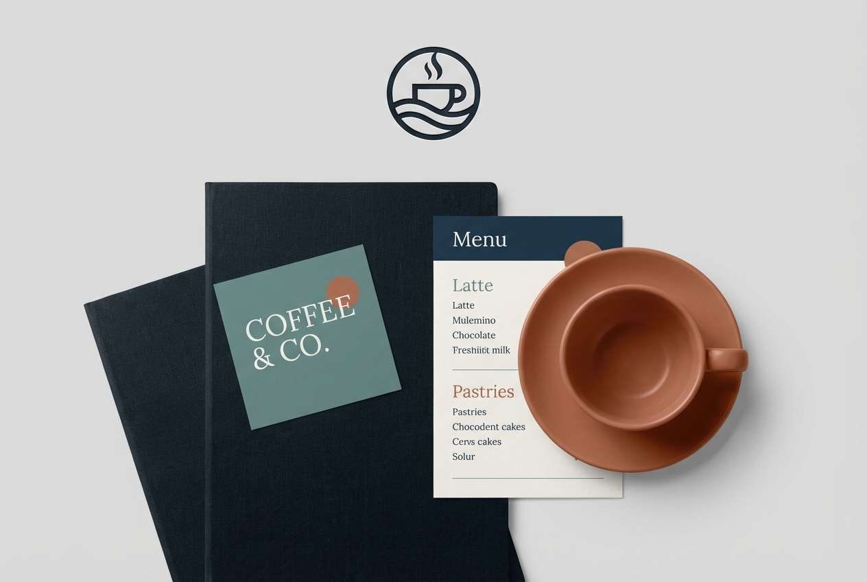 cafe brand identity