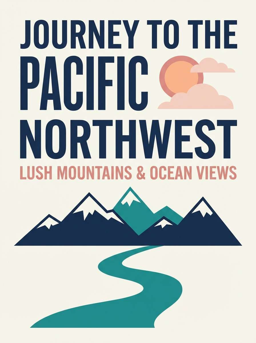 sunset travel poster