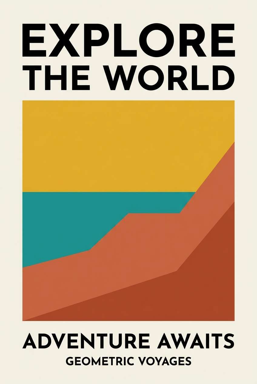roadtrip travel poster