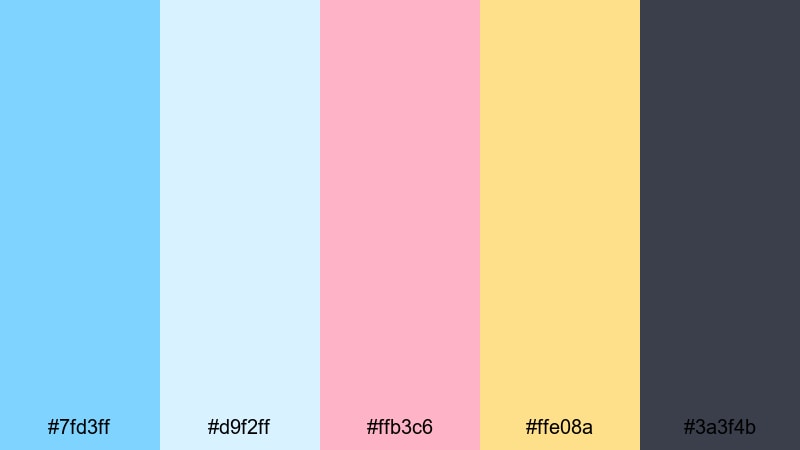 robin egg blue color palette with hex codes