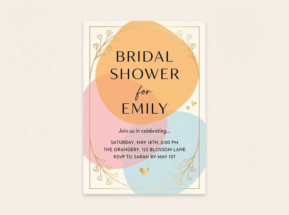 bridal shower flyer