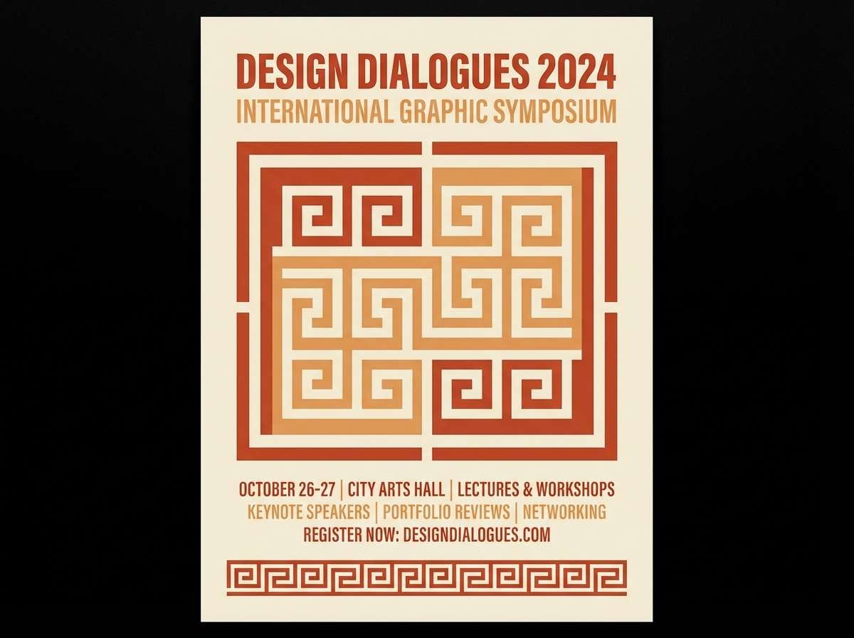 terracotta poster design