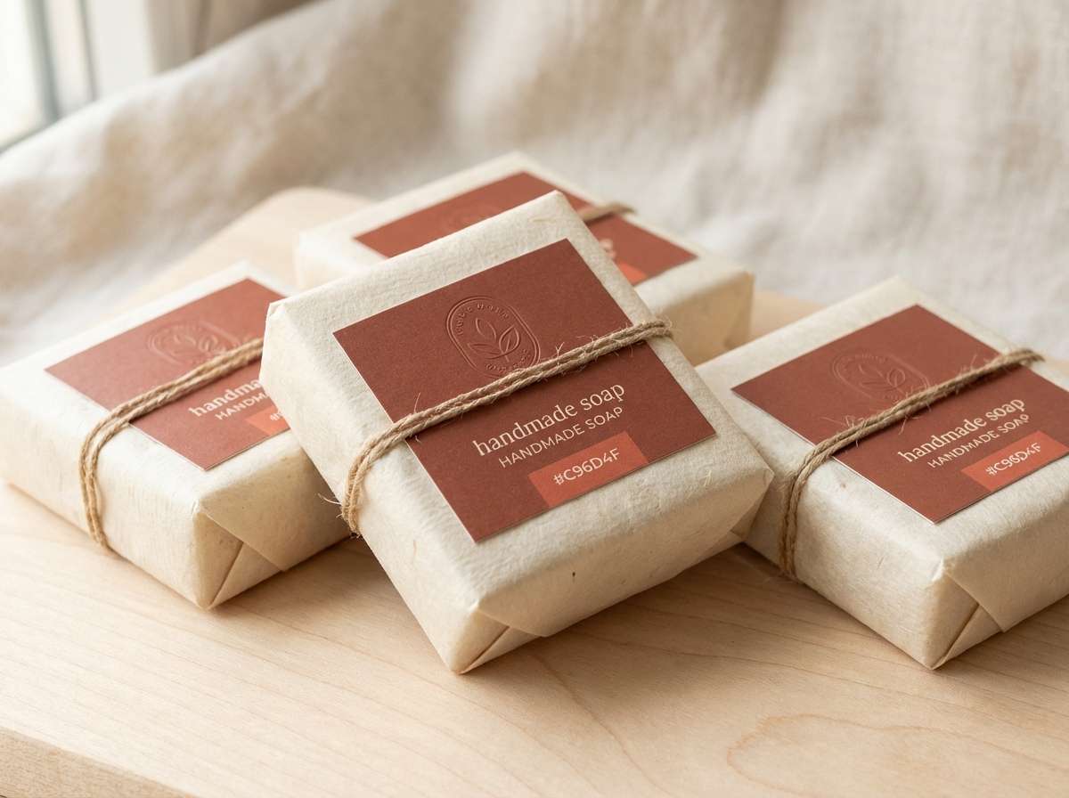 rustic soap packaging