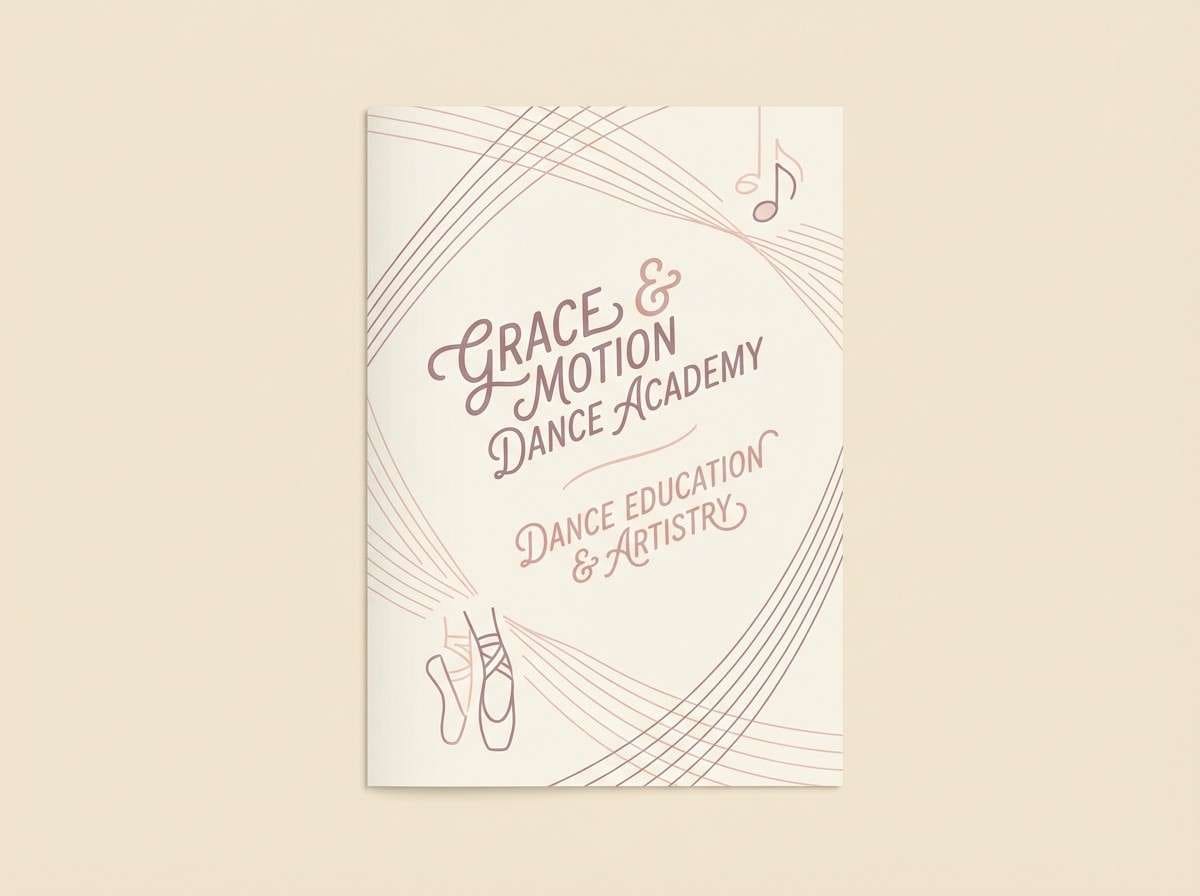 blush dance brochure cover
