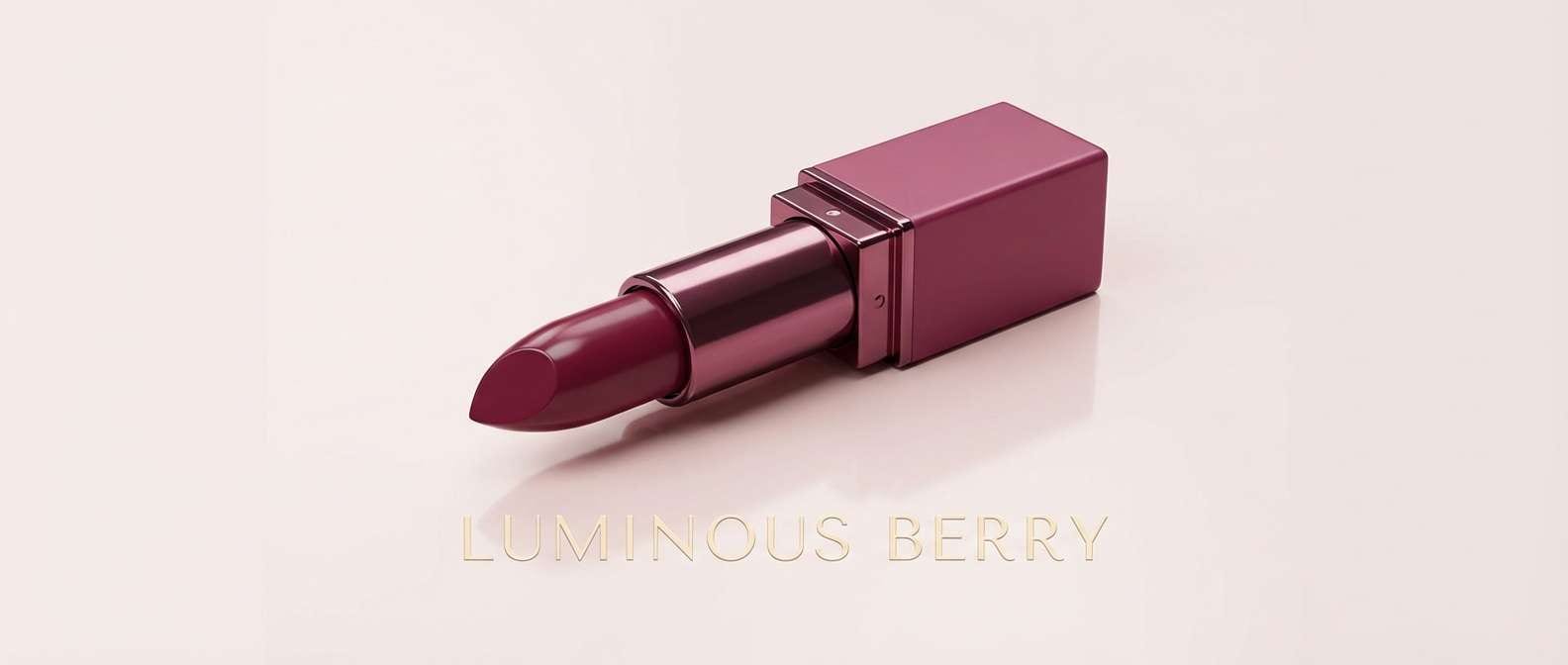 berry blush lipstick ad