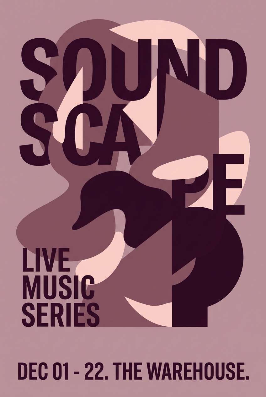 plum blush music poster