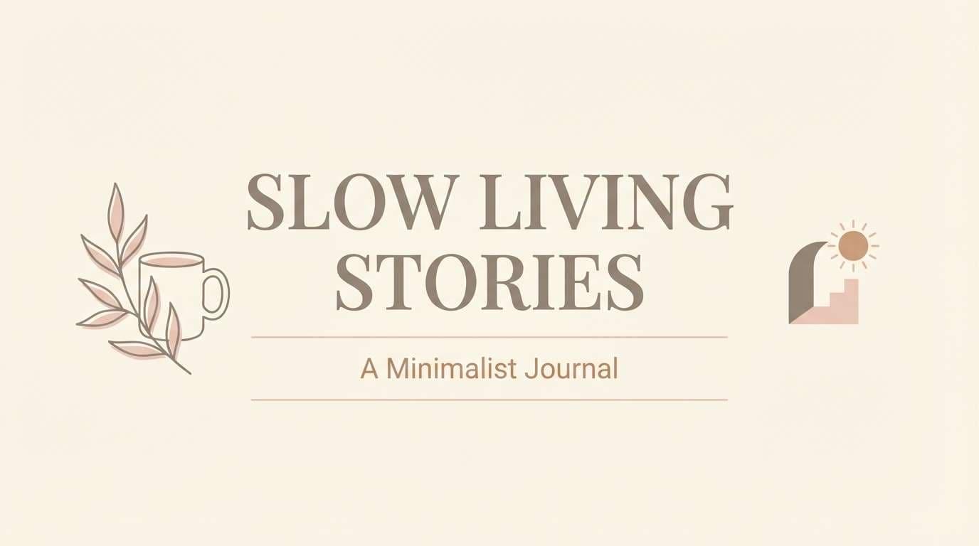 minimal blush blog header