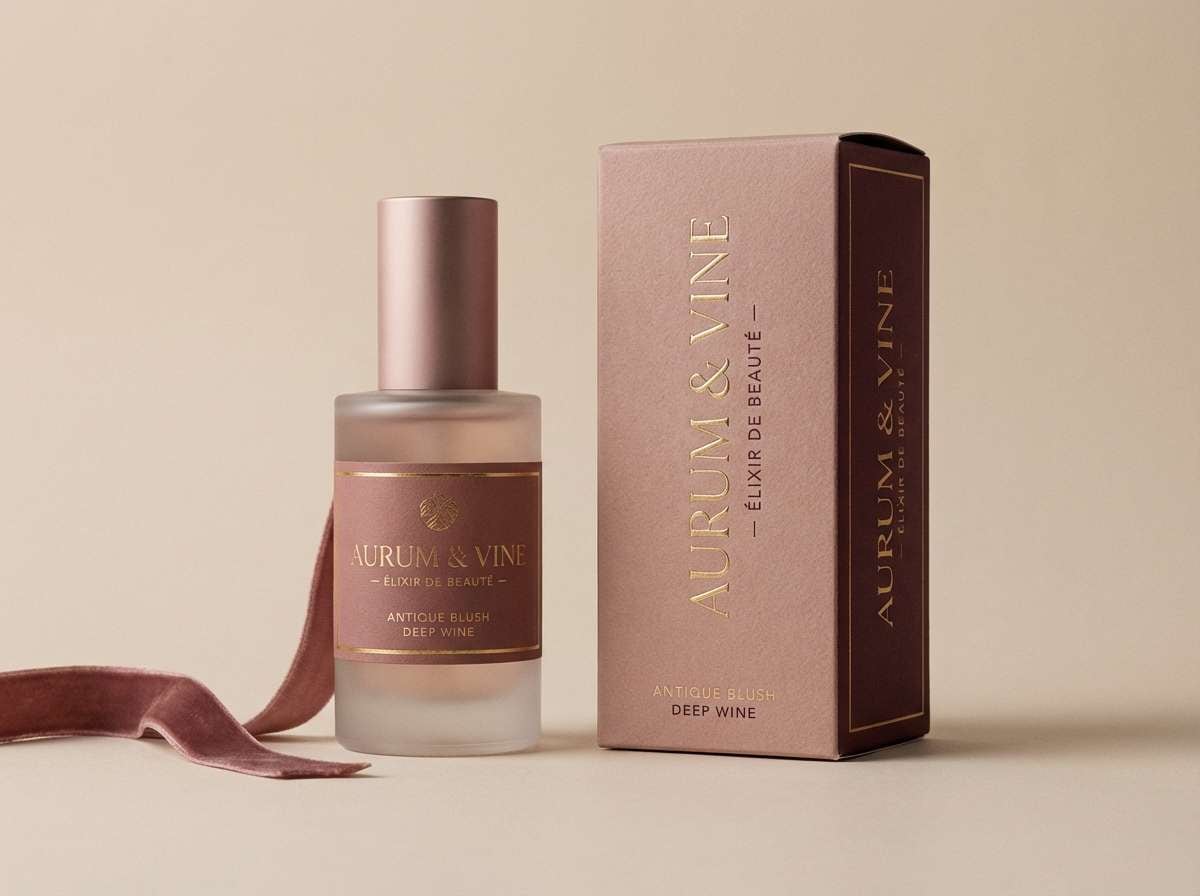 luxury beauty packaging shot