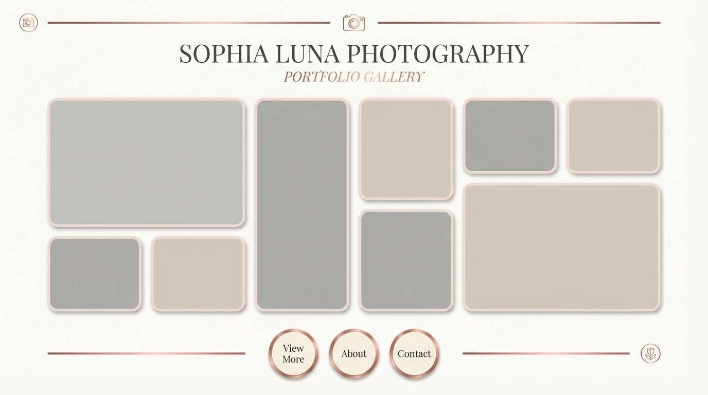 bridal glow gallery ui