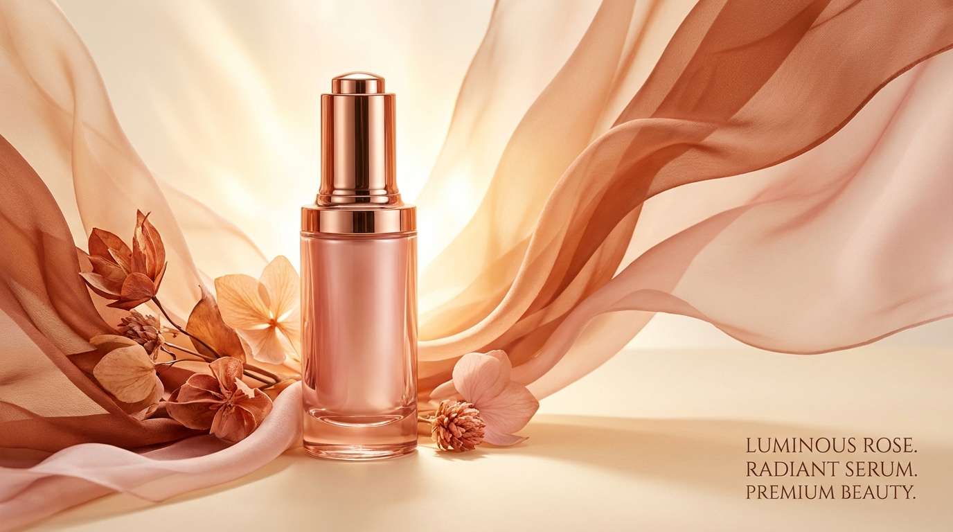 copper rosé beauty ad