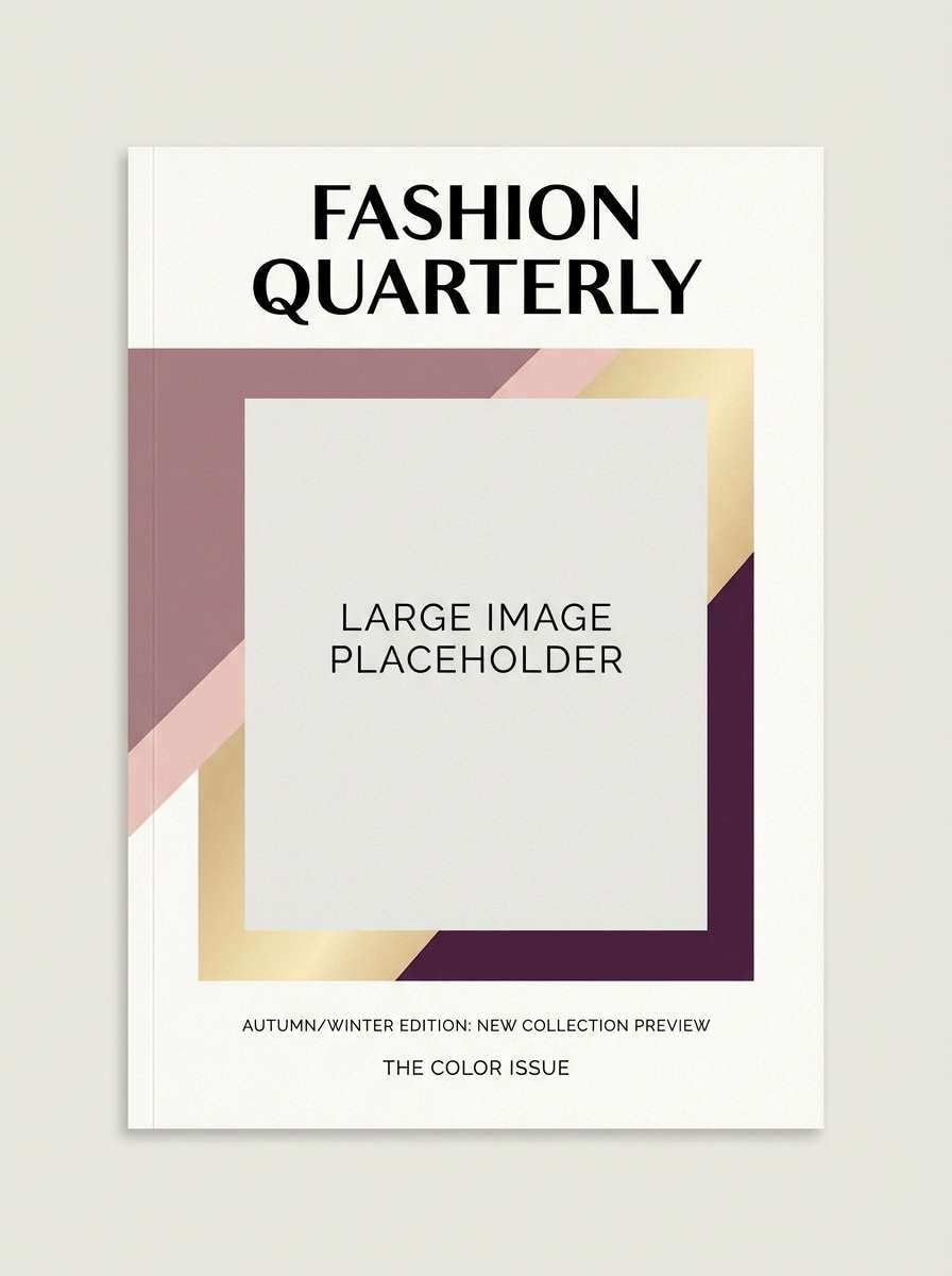 mauve metallic editorial cover