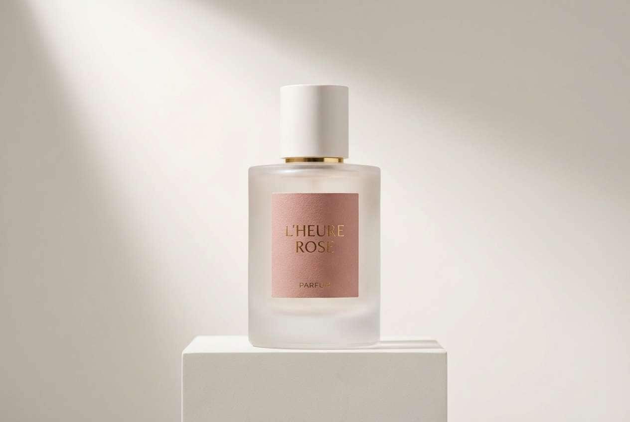 rose perfume packaging